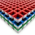 Потолок Грильято GL 15 75x75 RAL любой цвет от ИнтерПром